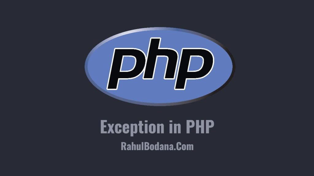 PHP exception